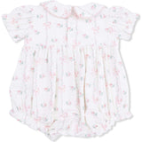 Dainty Buds and Bows - Classic Puff Sleeve Babydoll Bubble
