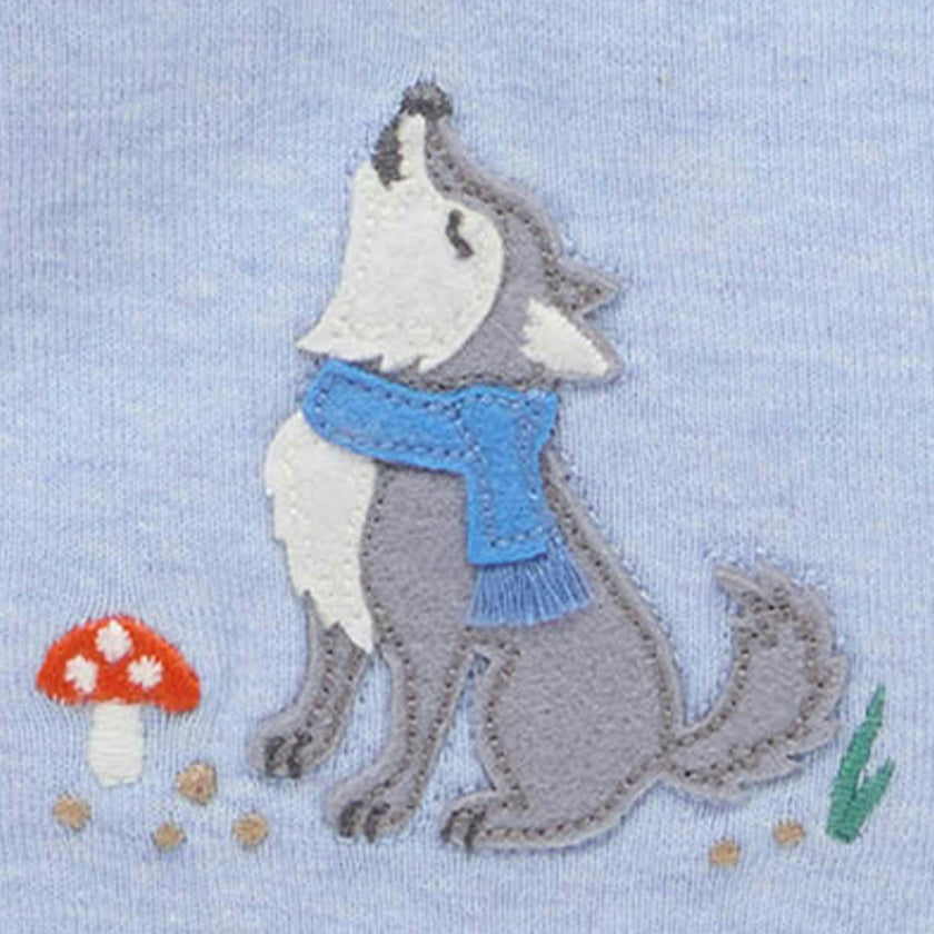 2 Pack Bodysuit Wolf Cub Print
