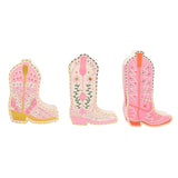 Boot Scoot Blooms Cowboy Boot Pop-Up Vase Slip Covers Set of 3