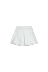 Bubble Mini Skirt White
