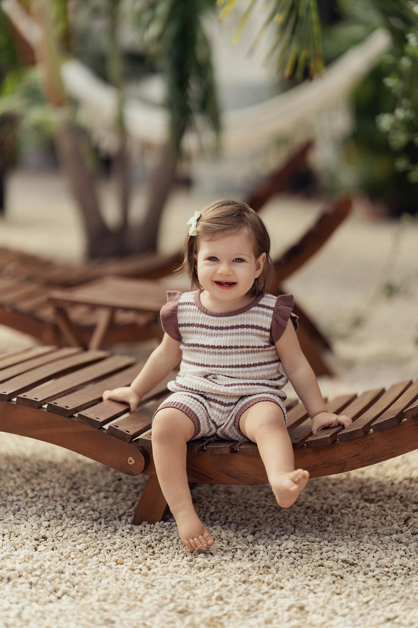 Ruffle Stripe 2Pc Set
