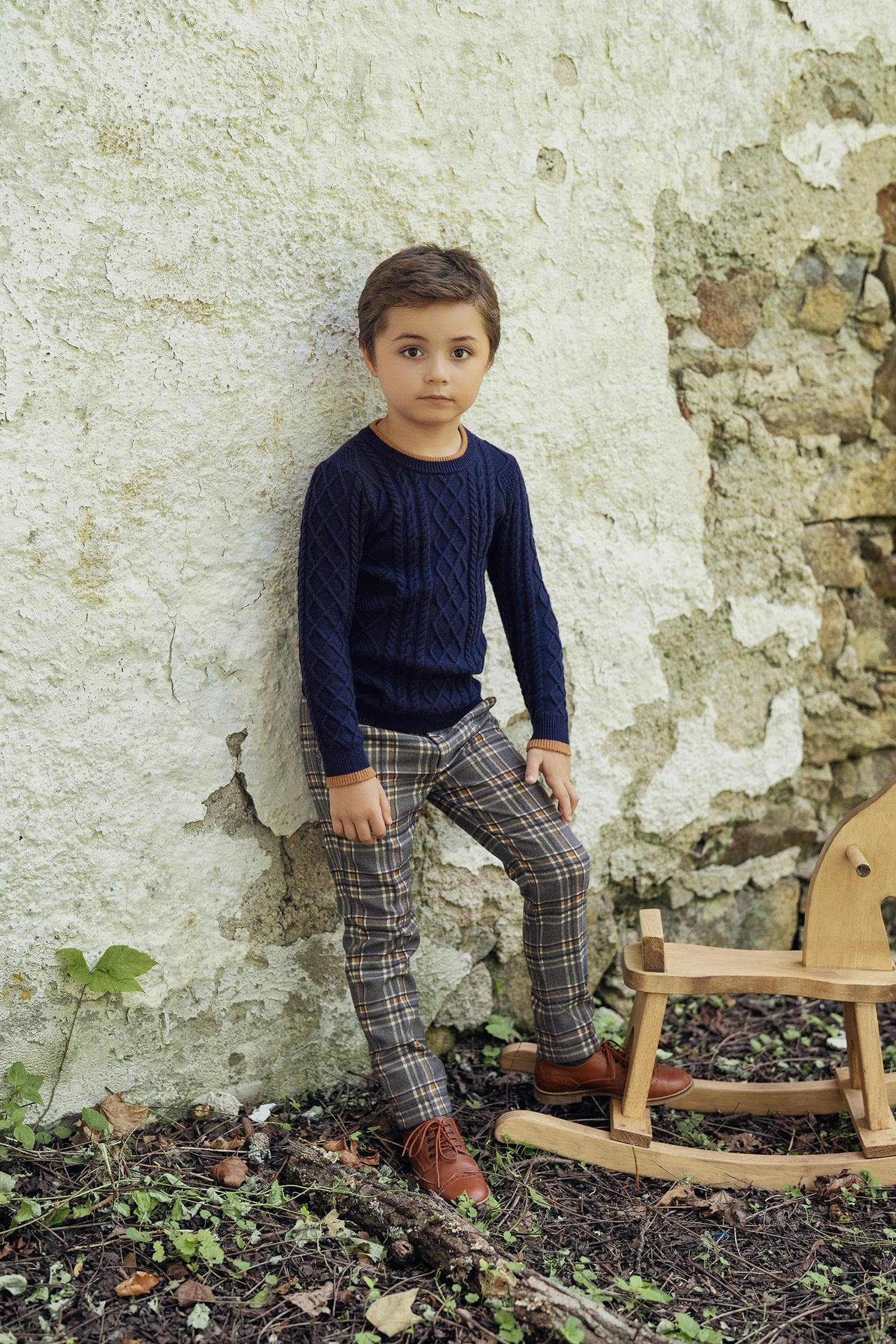 Cable Knit Sweater Black