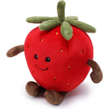 McHugs Sweet Strawberry Fruit 7" — Soft Weighted Cuddle Stuffed Animal