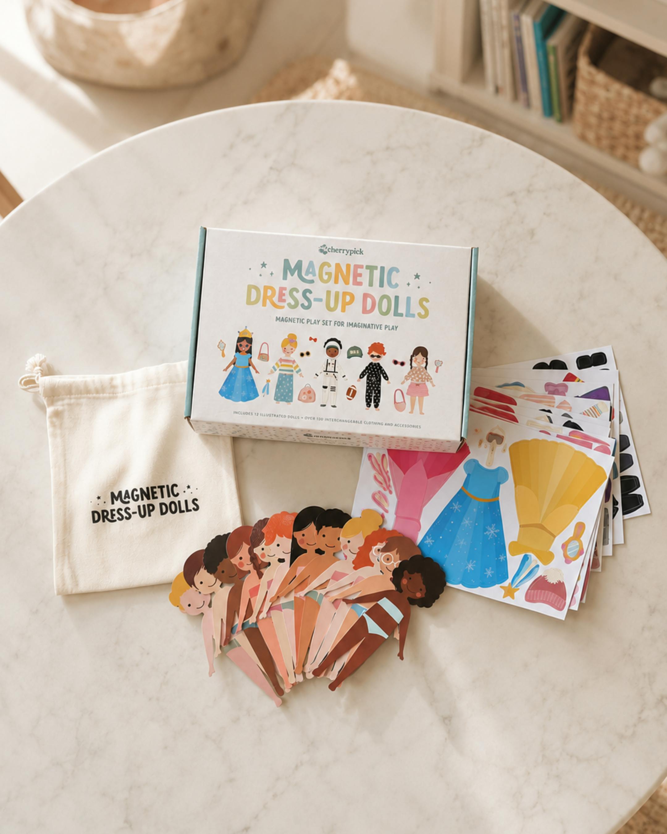 Cherrypick Magnetic Dress-Up Dolls Play Set