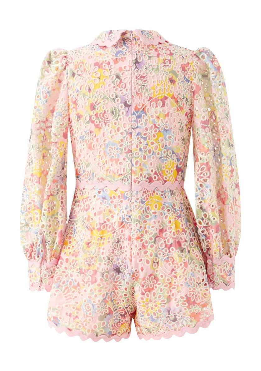 Alanna Embroidered Romper