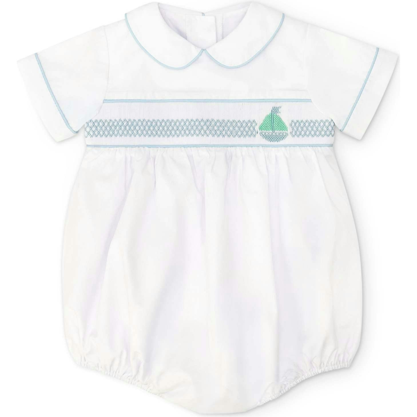 Charlie Bubble in Smocked Sailboats