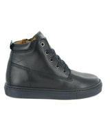 Leather Laces Boot, Dark Blue