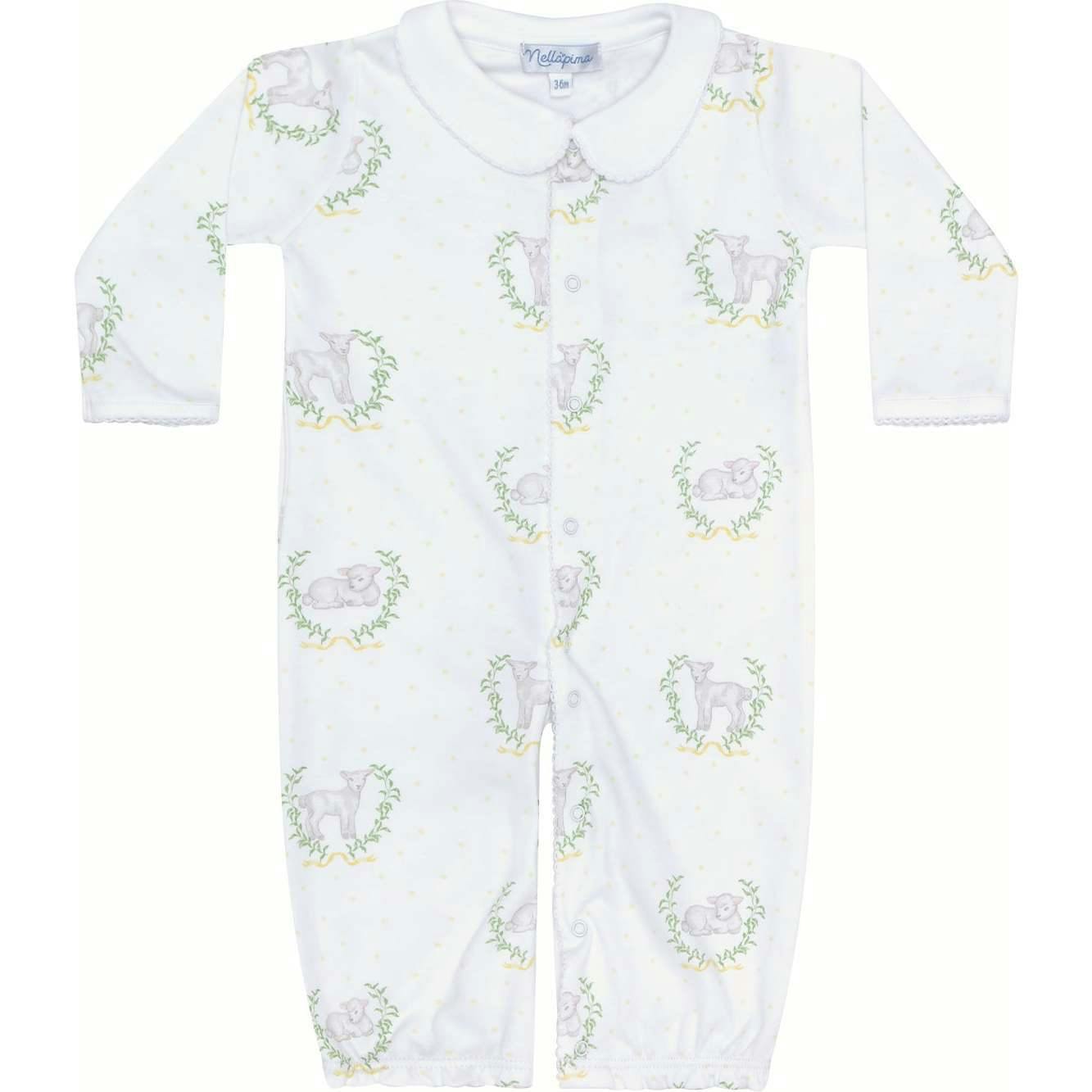Yellow Print Converter Gown