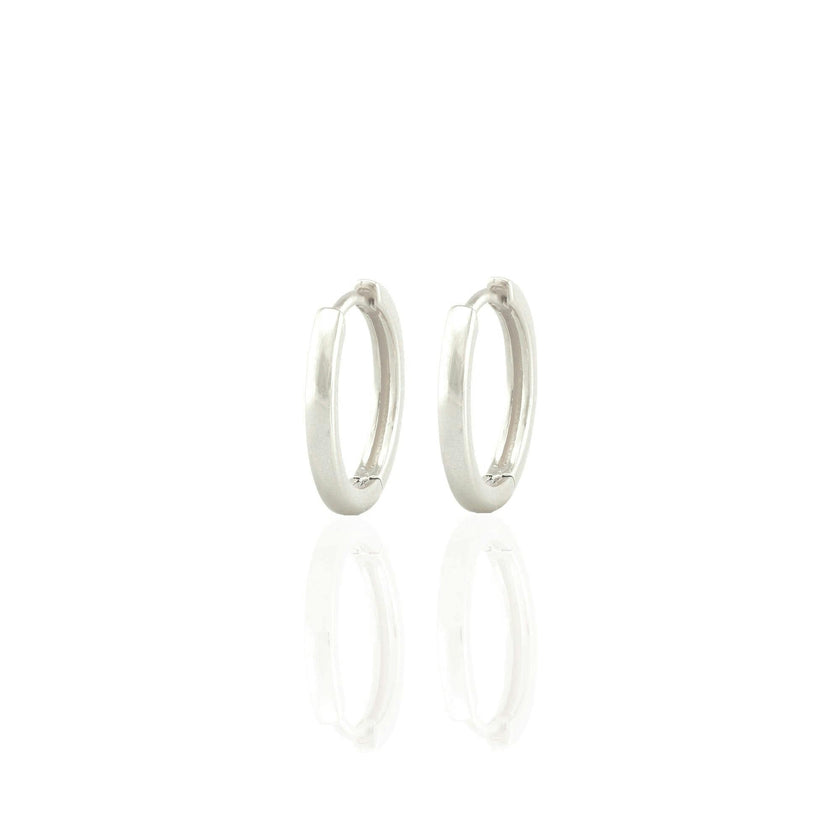 Sunny Side Hoop Earrings 18K Gold Vermeil