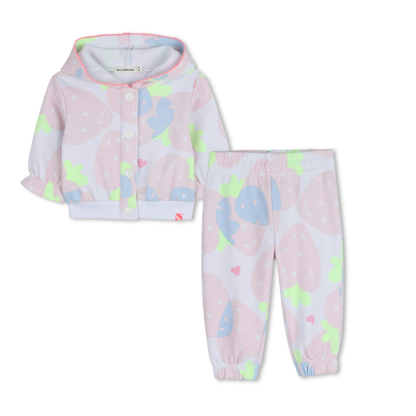 Fleece Jogging Set Strawberries Organic Cotton