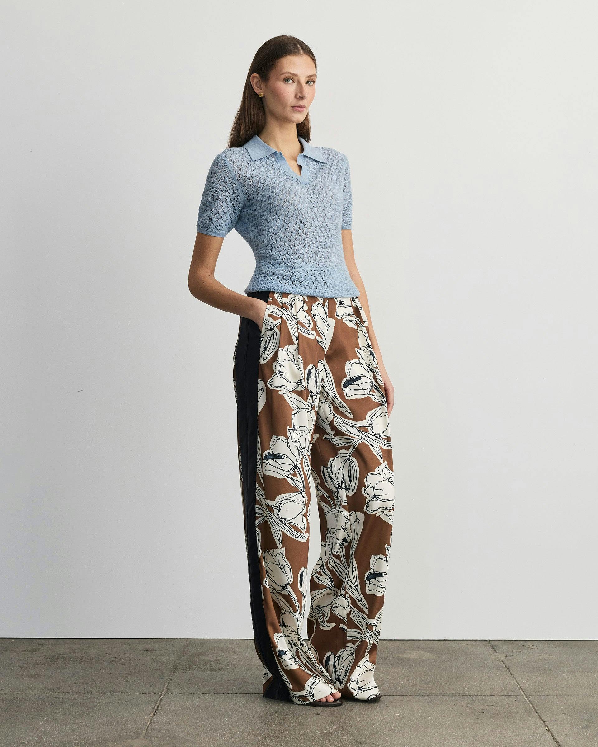 Camilla Pointelle Knit Top