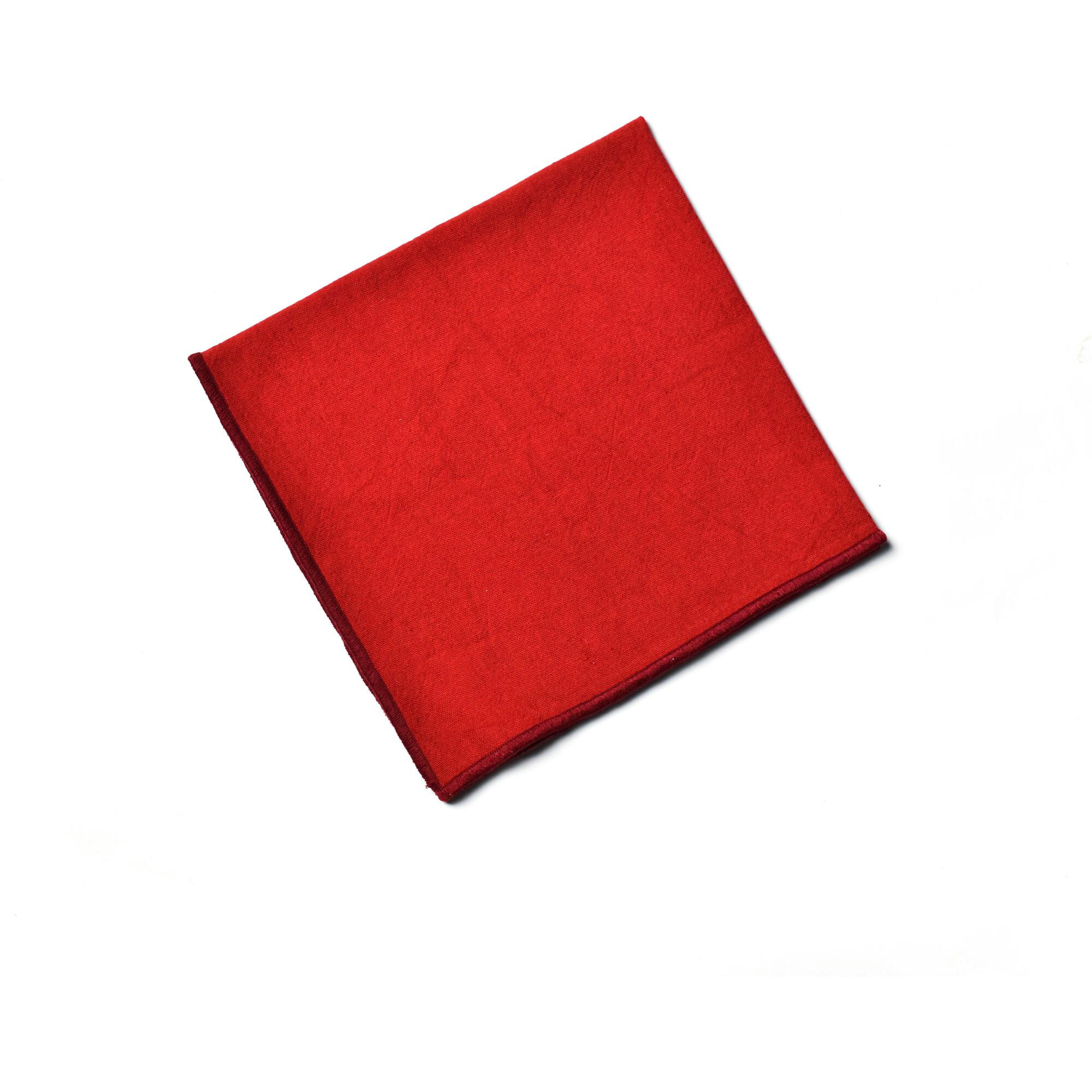Color Block Red Napkin