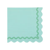 Packed Party Rainbow Ric Rac Assorted Lunch Napkins 20ct - Multicolor Ric Rac Detail 3-Ply Napkins in 5 Bold Color Combinations