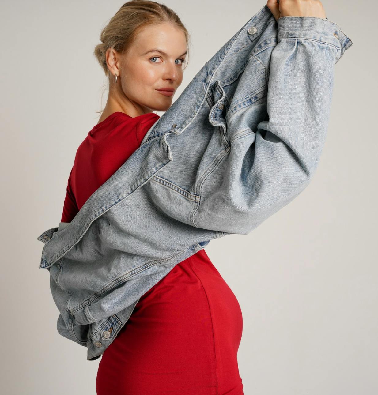 Liv Long Sleeve Maternity Crew Neck Tee