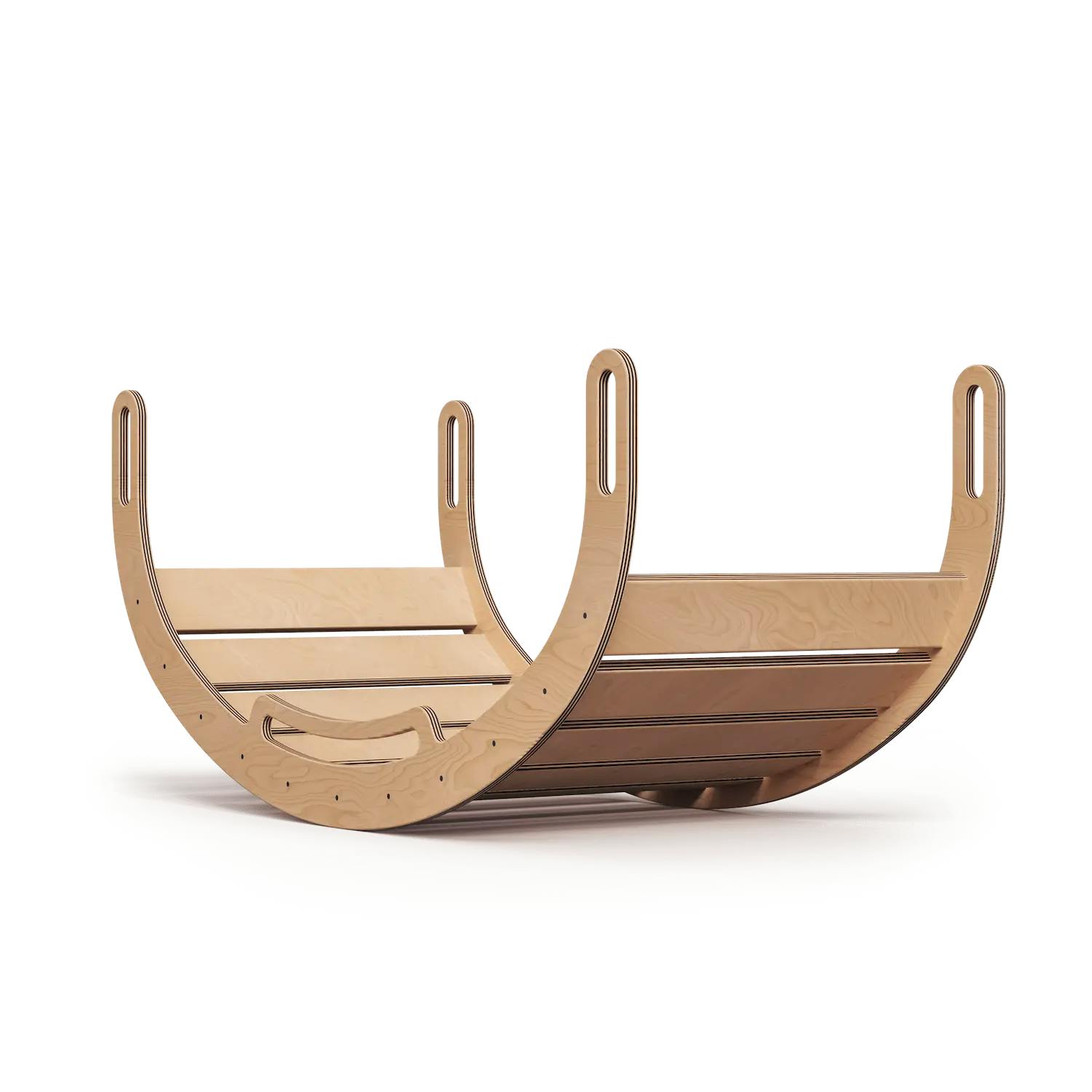 Kids Wooden XL Rocker & Climber Play Arch