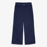 Kids stretch corduroy wide-leg pant