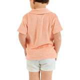 The Tropicana - Boys Coral Terry Polo