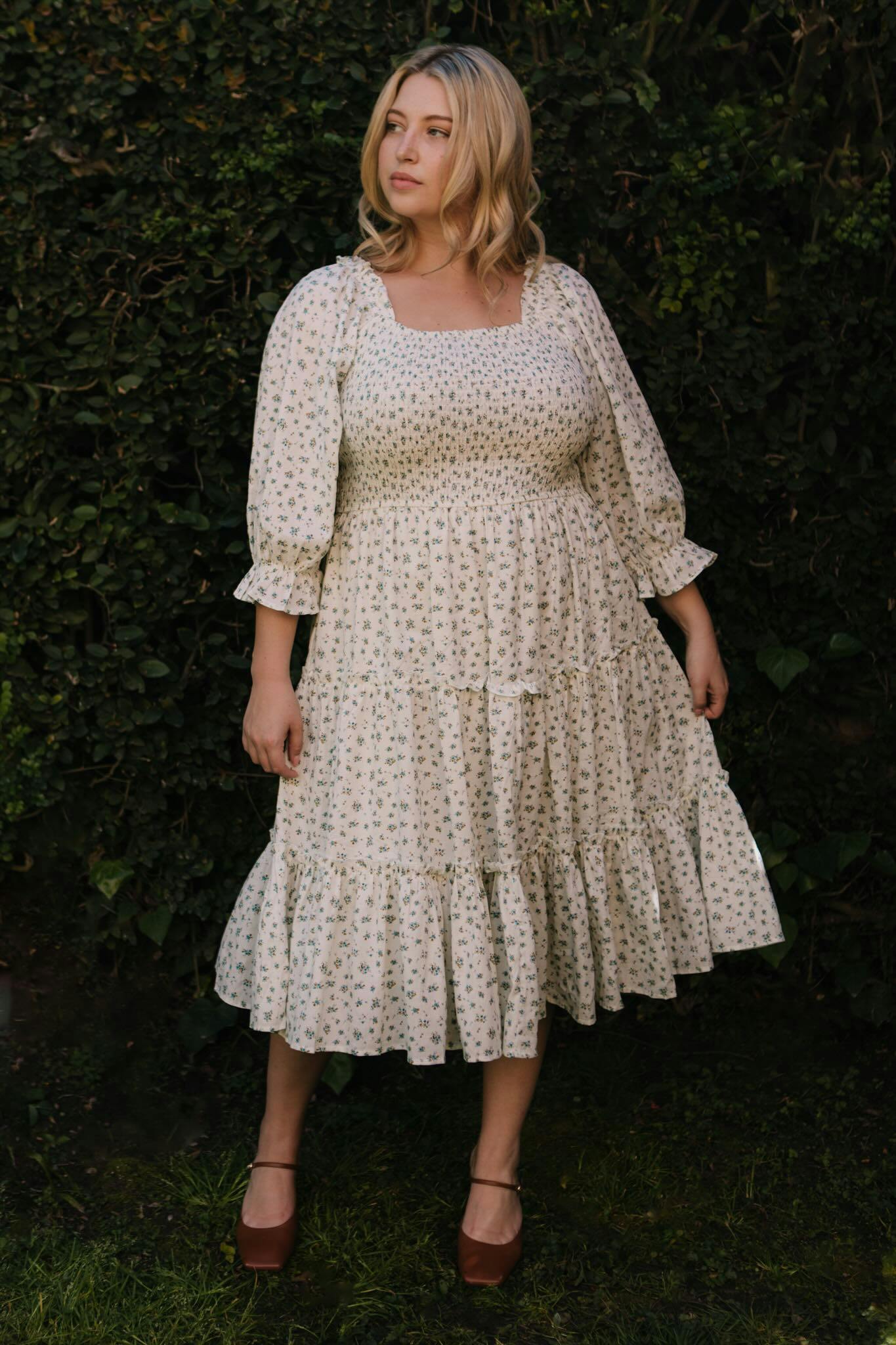 Madeline Dress in Blue