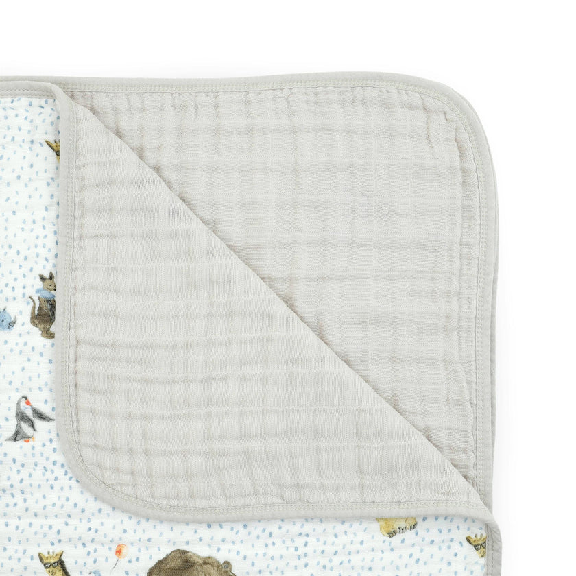 Original Cotton Muslin Quilt - Party Animals