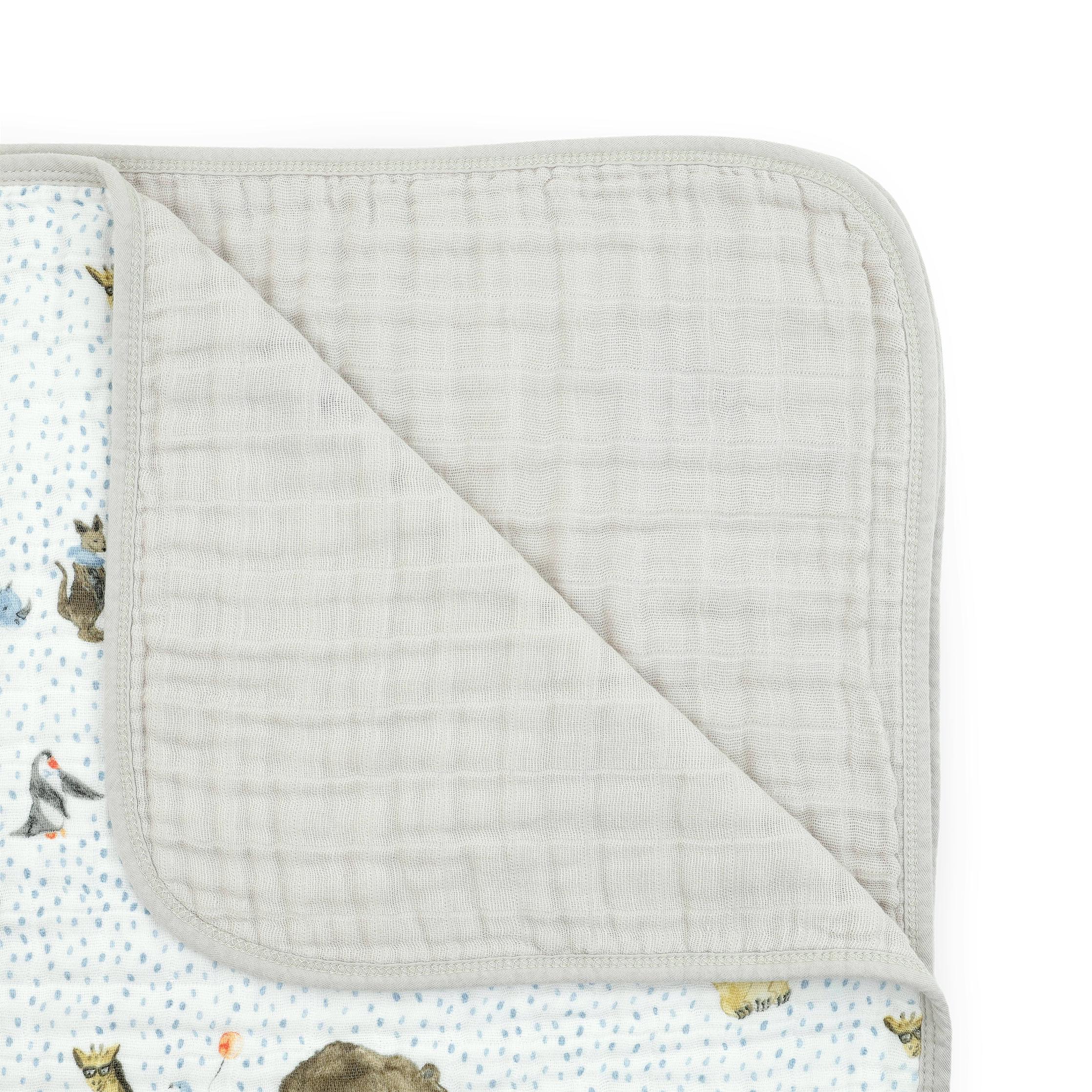 Original Cotton Muslin Quilt - Party Animals