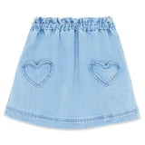 BONTON Douchka Skirt - Denim Blanchi