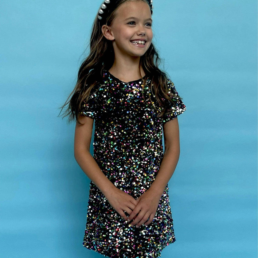 Shimmer Stardust Sequin Dress