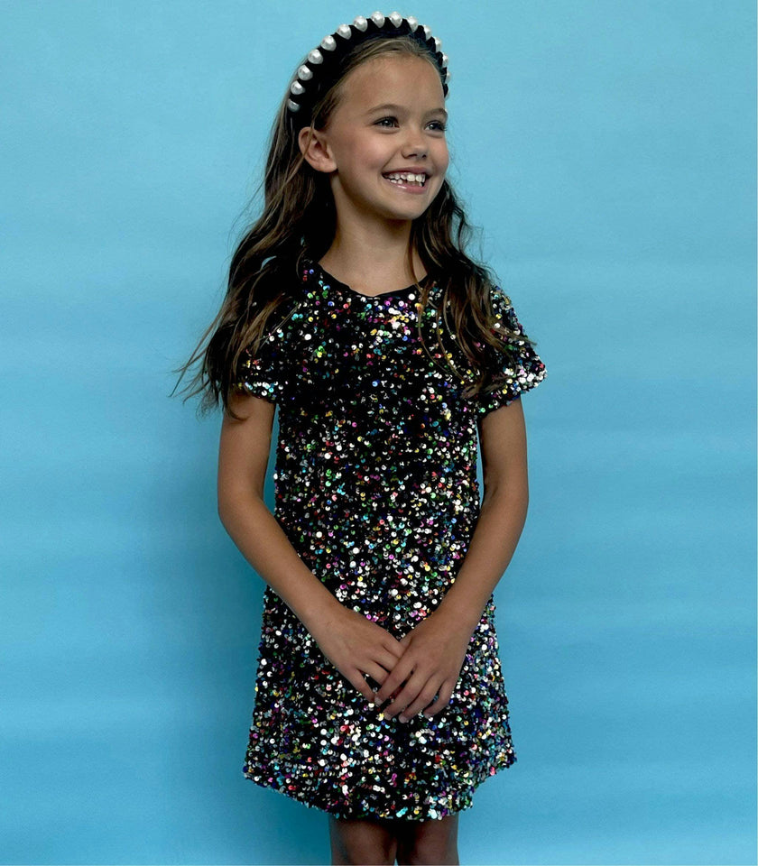 Shimmer Stardust Sequin Dress