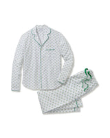 Men's Twill Pajama Set in Fairway Stripe