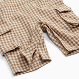 Gingham Overalls