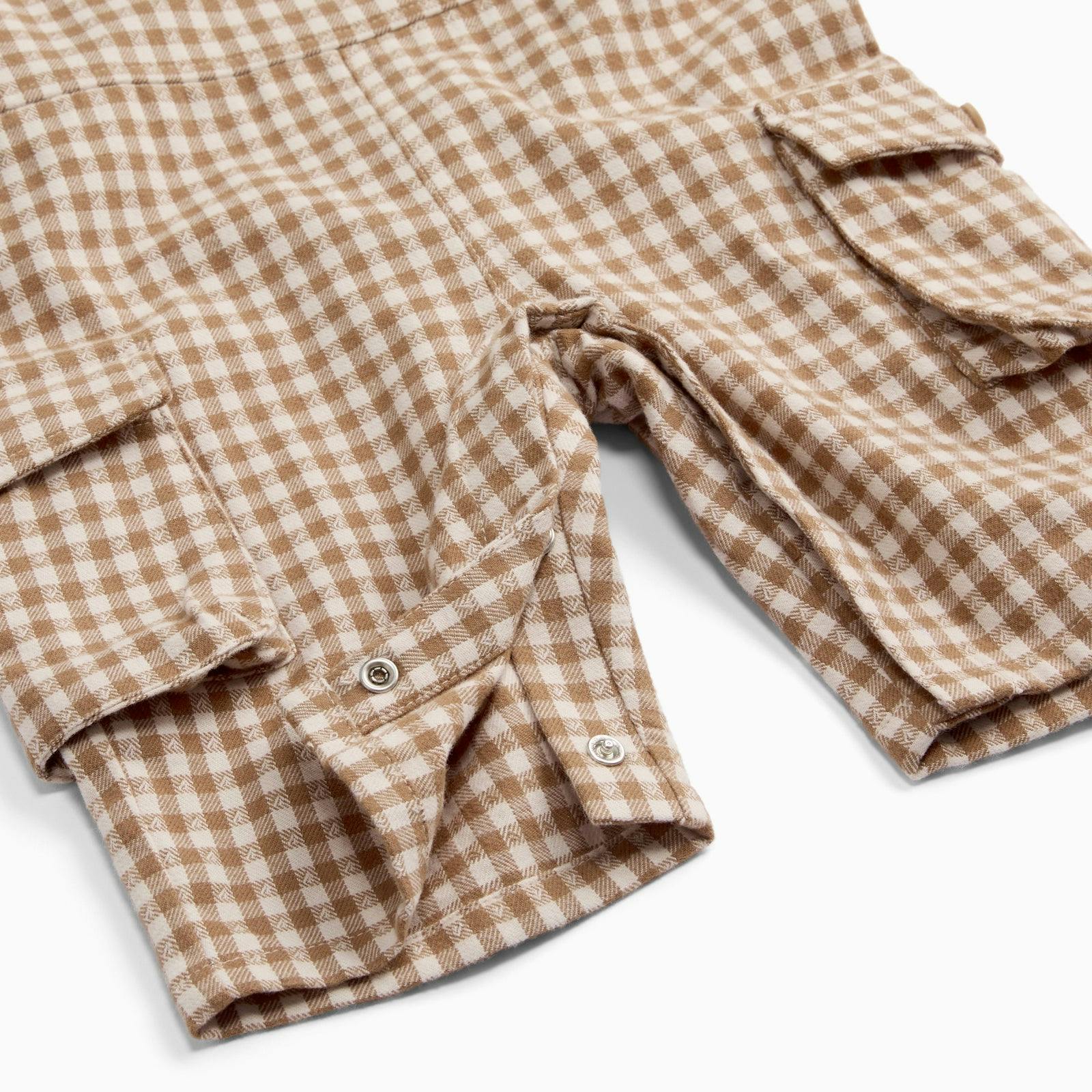 Gingham Overalls