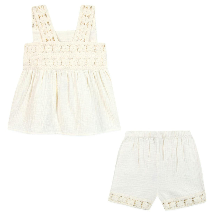 BONTON Nouki Crochet Set - Ecru Bonton