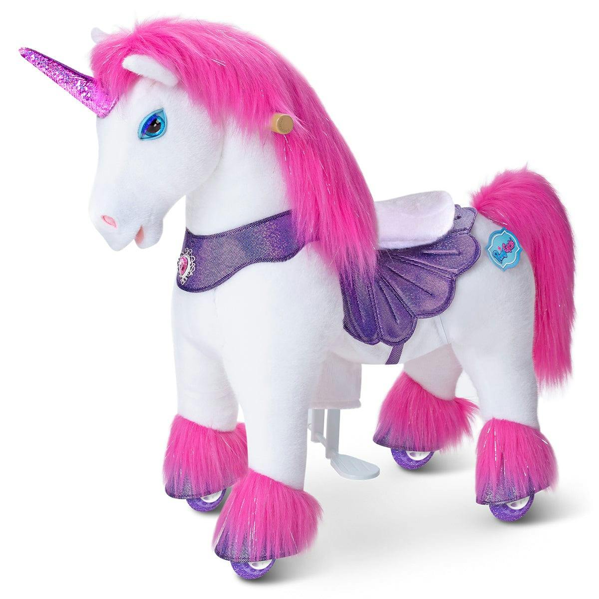 Model Y® Unicorn Ride-On Toy Age 3–4 – Pink/Purple
