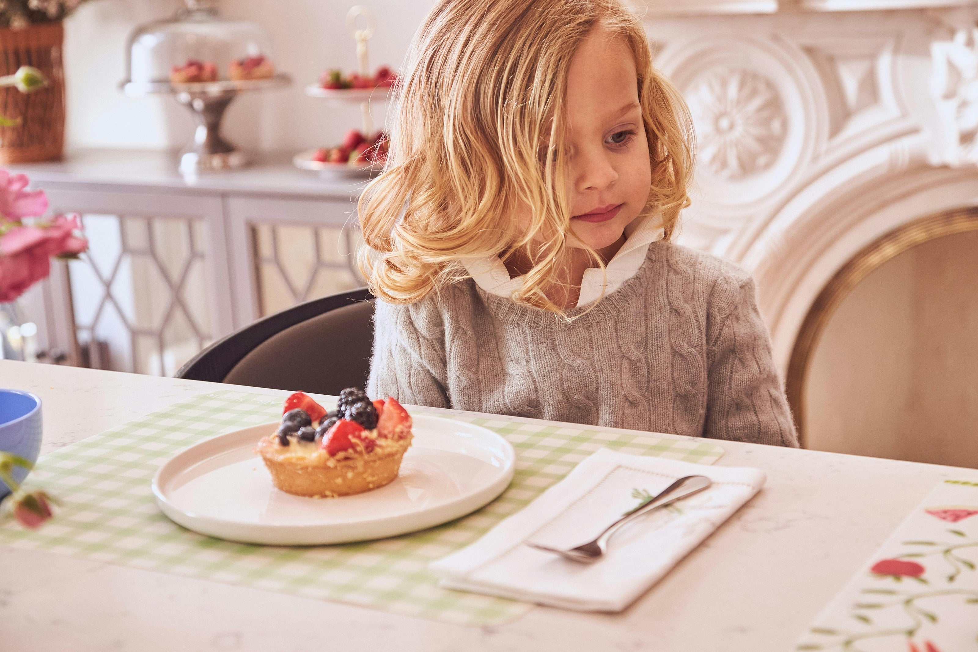 2 Placemats | Green Gingham |  by robynblair x Recette