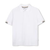 White Piqué Polo Shirt
