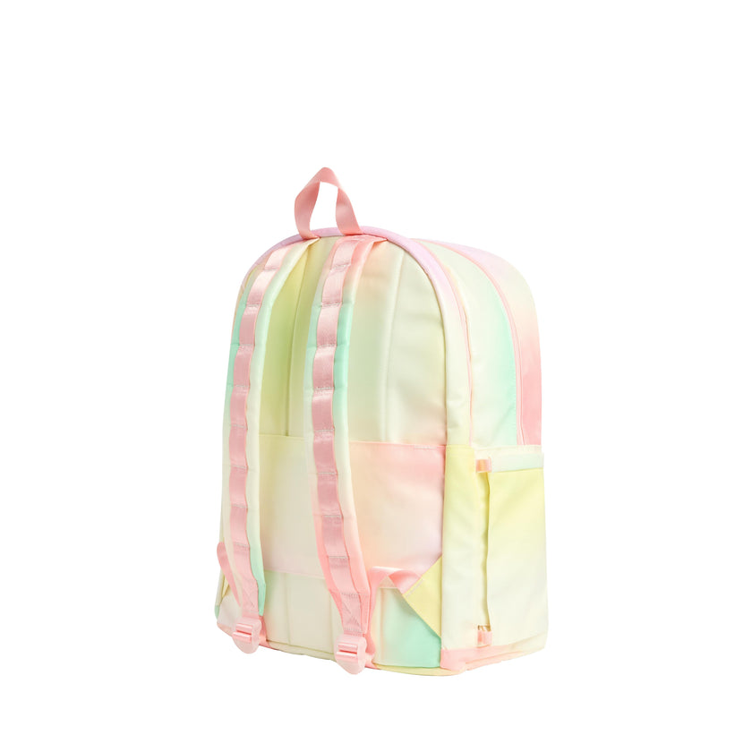 Kane Double Pocket Large Backpack, Tie Dye Patchwork