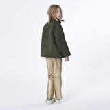 ZADIG & VOLTAIRE Club Voltaire Faux Leather Gold Flare Pants