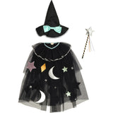 Tulle Appliqué Witch Cape