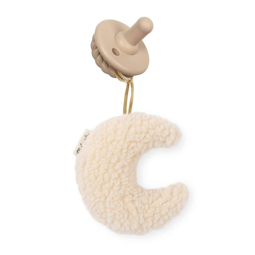 Moon Rubber Pacifier & Plush