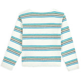 BONTON Rainbow Stripe T-Shirt - Ecru Bonton