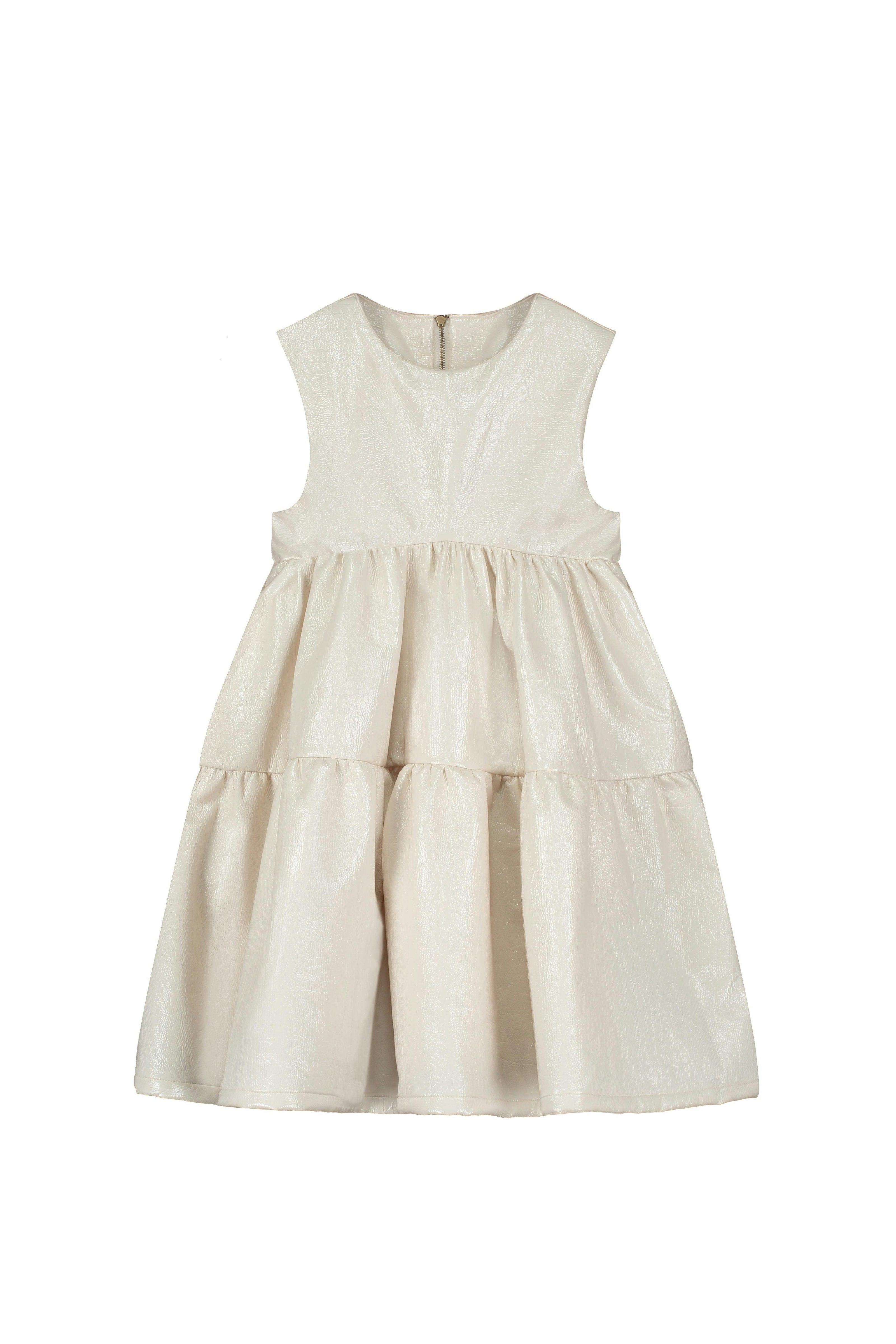 Electra Apron Dress White