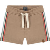 Striped Drawstring Sweatshorts