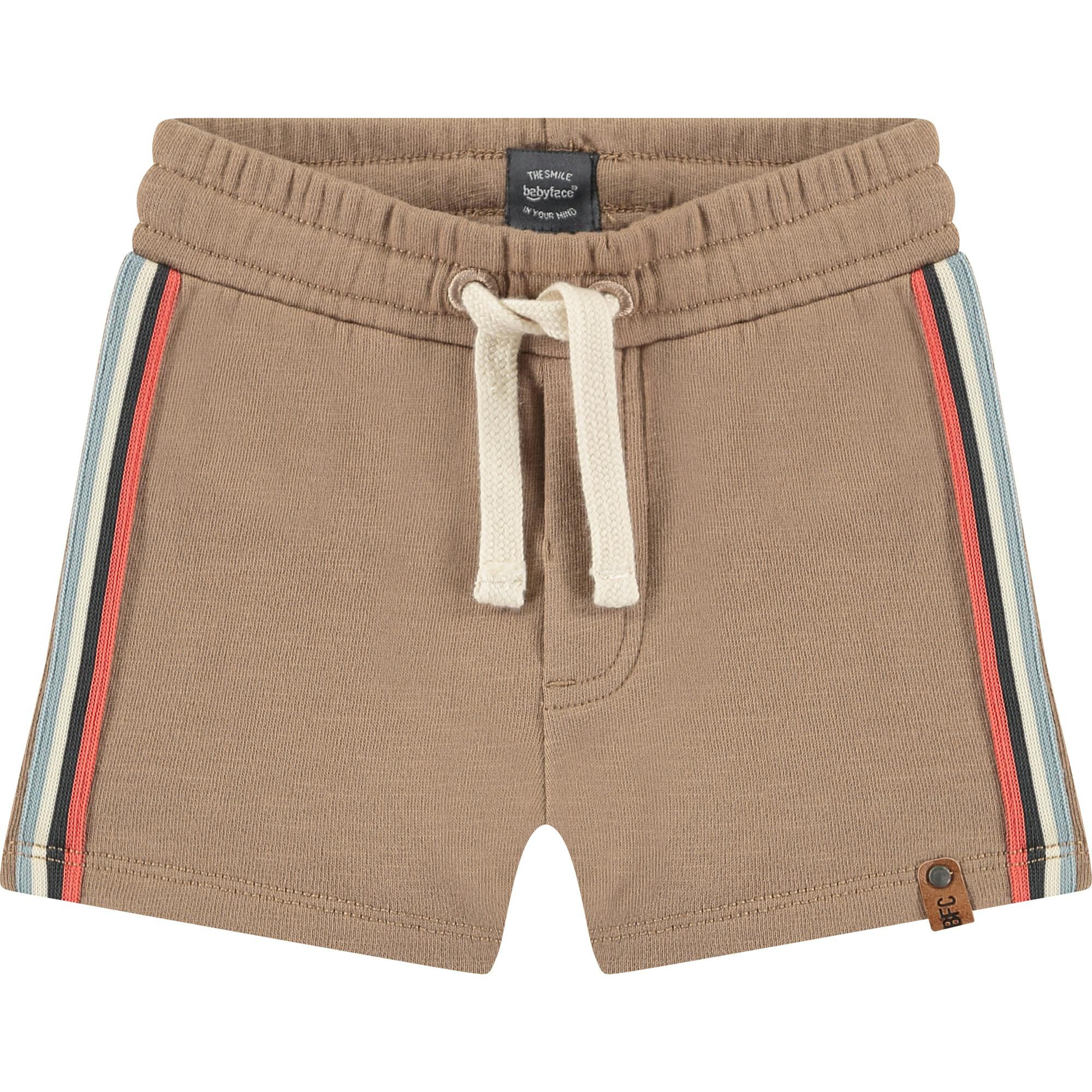 Striped Drawstring Sweatshorts