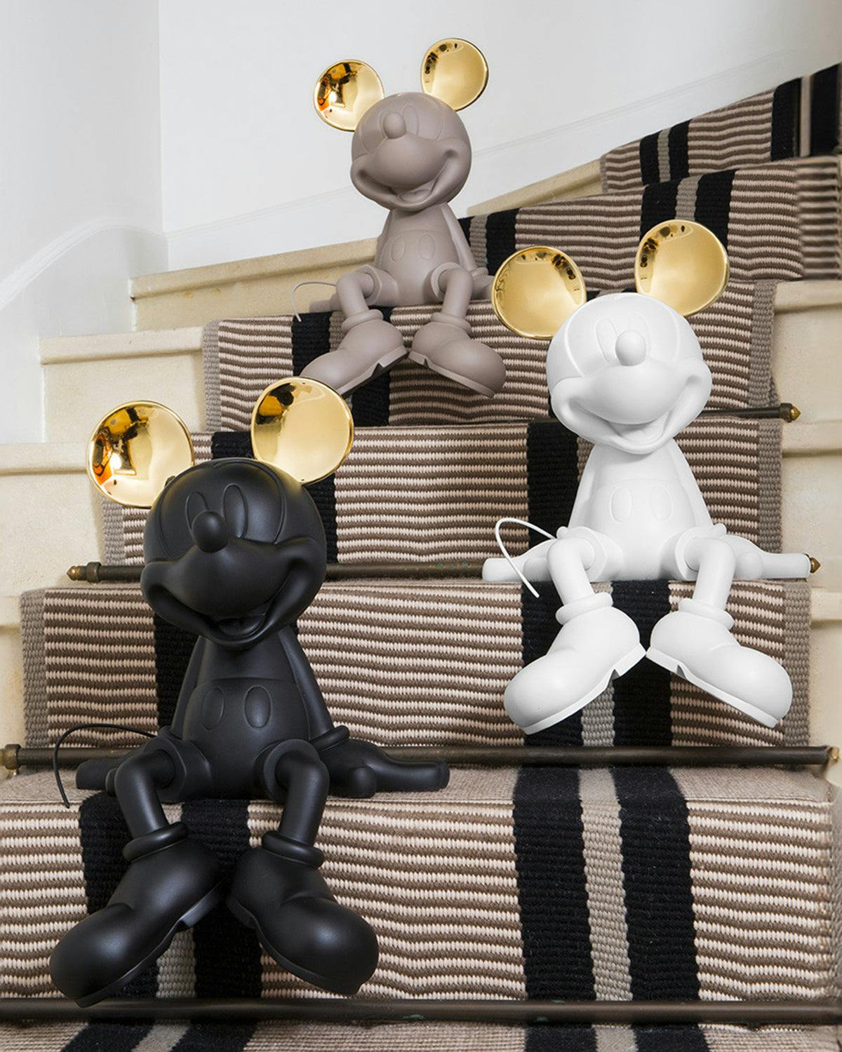 Mickey Mouse TAKE 2 White & Gold 19in