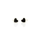 Petite Heart Enamel Stud Earrings