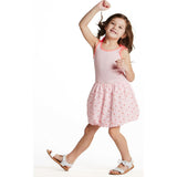 Girls Bubble Dress | Watermelon Rainbow Print