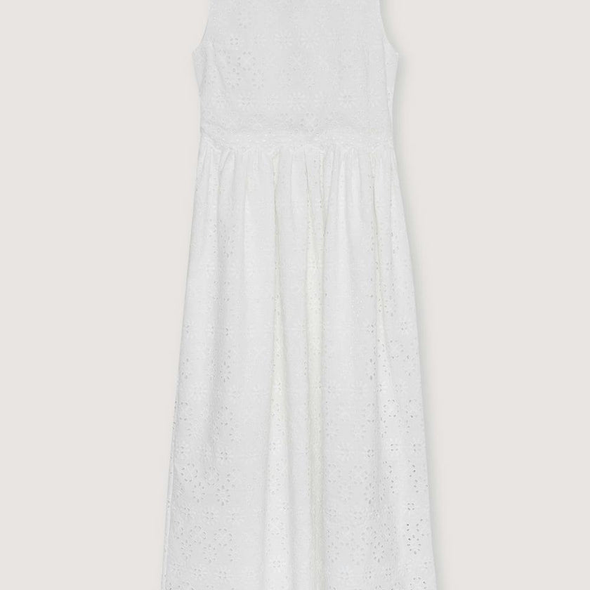 Sakura Woman Long Dress Pure Cloud