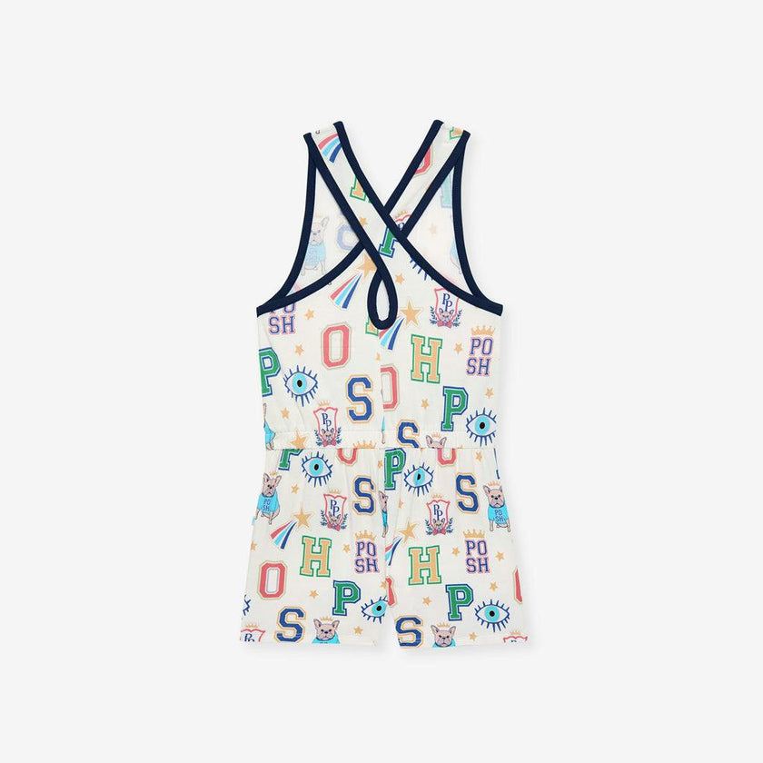 Brooke Criss-Cross Back Romper