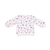 Footballs and Bows - Oversized Sweatshirt and Baby Bells