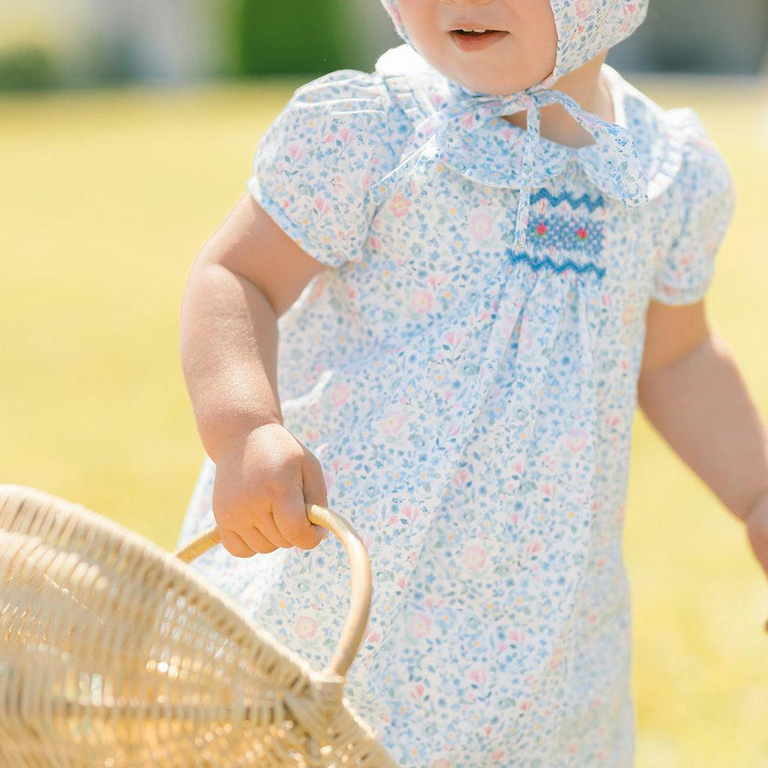 Olympe Baby Set Floral Blue