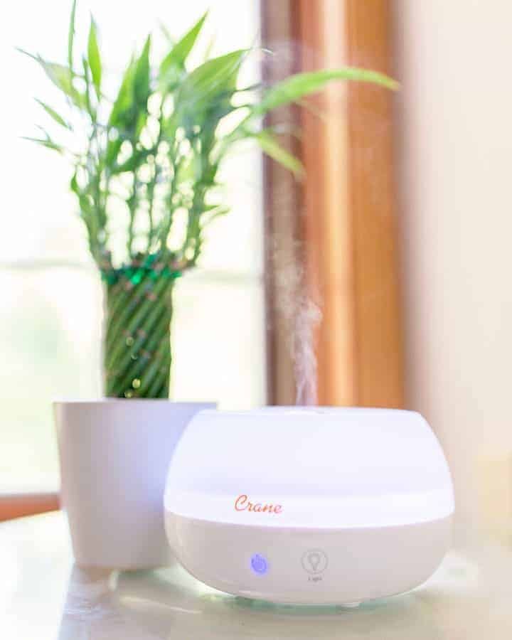 Crane .2 Gallon Compact Humidifier For Nursery (White)